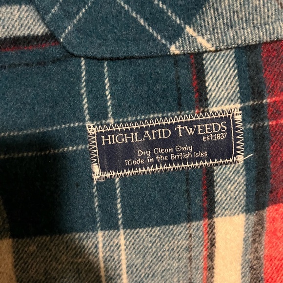 Half zip plaid long-sleeved shirt - Picture 7 of 9